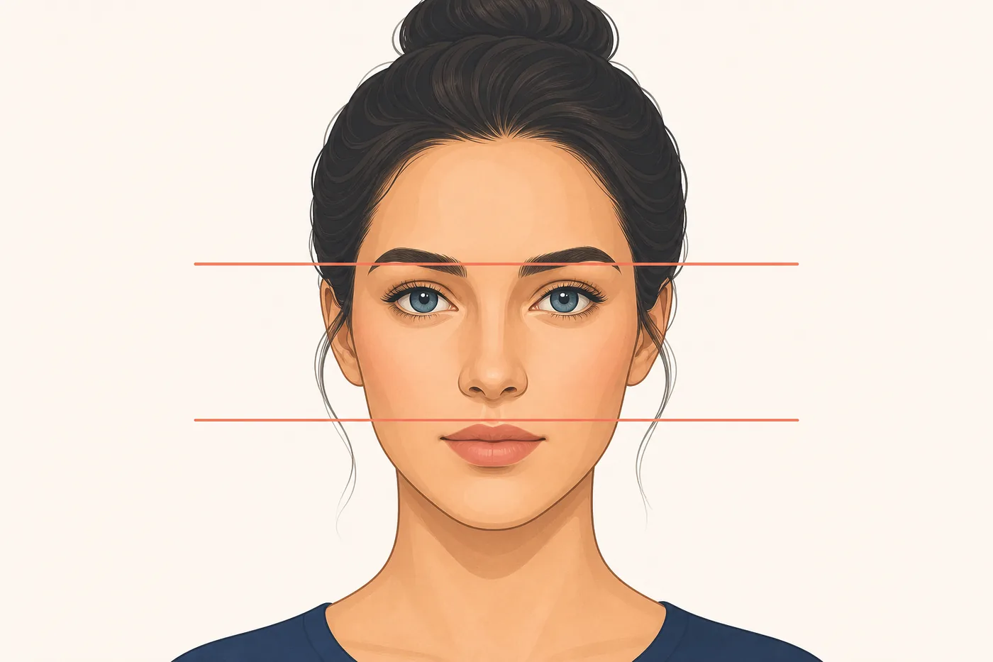 How to Measure Facial Thirds From a Photo